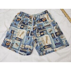 Patagonia Men’s Baggies Shorts Medium Galapagos Blue Liner Hiking 58034